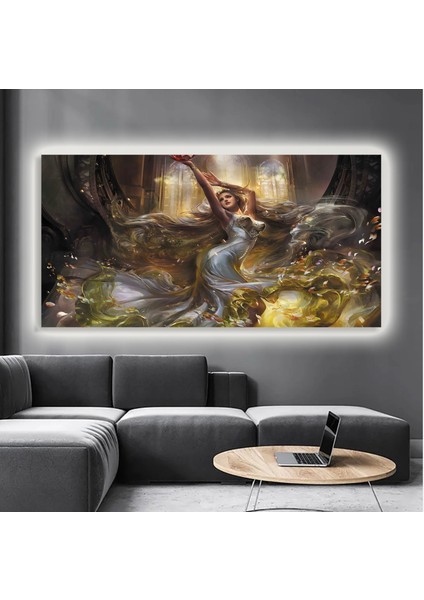 LED Işıklı Kanvas Tablo, 3D Dekoratif Baskılı Tablo Yapay Zeka Destekli Modern Tasarımlar 178 modelleri