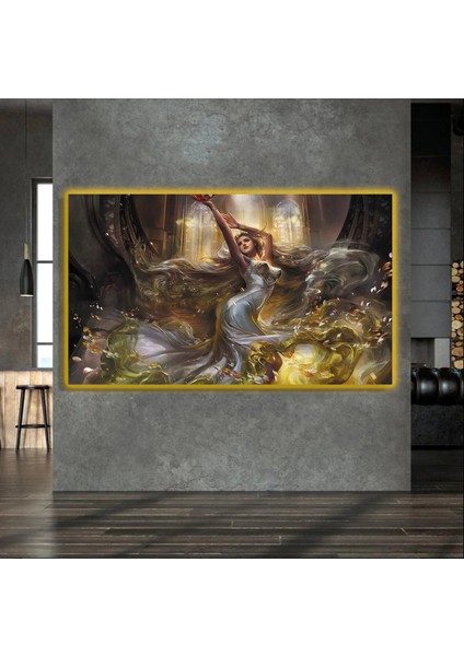 LED Işıklı Kanvas Tablo, 3D Dekoratif Baskılı Tablo Yapay Zeka Destekli Modern Tasarımlar 178 fırsatları