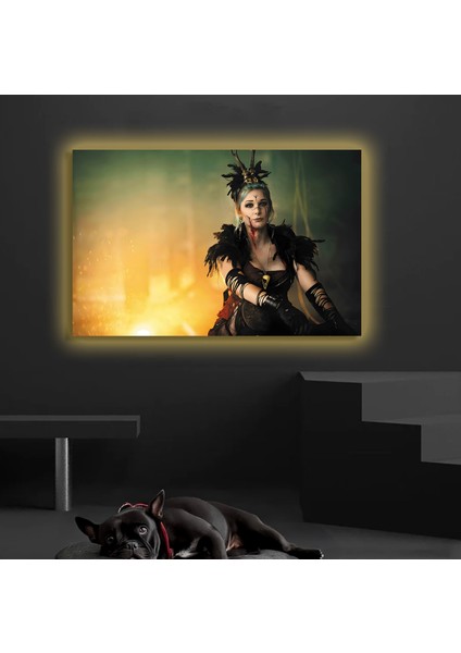 LED Işıklı Kanvas Tablo, 3D Dekoratif Baskılı Tablo Yapay Zeka Destekli Modern Tasarımlar 192 fiyatları