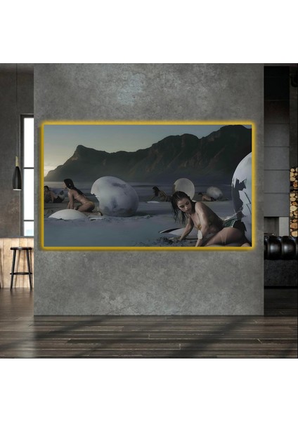 LED Işıklı Kanvas Tablo, 3D Dekoratif Baskılı Tablo Yapay Zeka Destekli Modern Tasarımlar 318 fırsatları