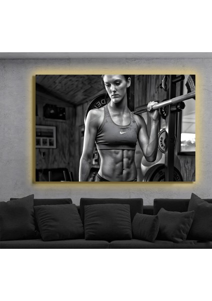 LED Işıklı Kanvas Tablo, 3D Dekoratif Baskılı Tablo Yapay Zeka Destekli Modern Tasarımlar 163