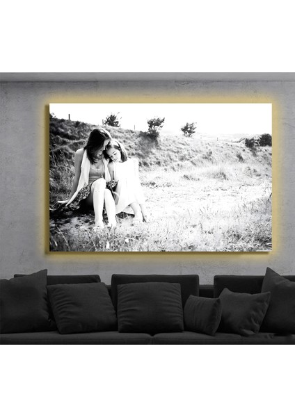 LED Işıklı Kanvas Tablo, 3D Dekoratif Baskılı Tablo Yapay Zeka Destekli Modern Tasarımlar 392