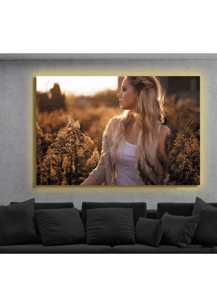 LED Işıklı Kanvas Tablo, 3D Dekoratif Baskılı Tablo Yapay Zeka Destekli Modern Tasarımlar 186