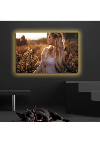 LED Işıklı Kanvas Tablo, 3D Dekoratif Baskılı Tablo Yapay Zeka Destekli Modern Tasarımlar 186