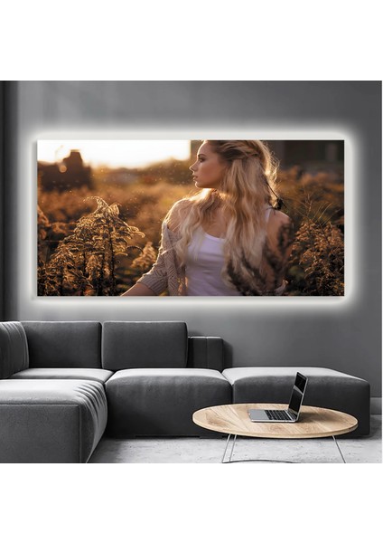LED Işıklı Kanvas Tablo, 3D Dekoratif Baskılı Tablo Yapay Zeka Destekli Modern Tasarımlar 186
