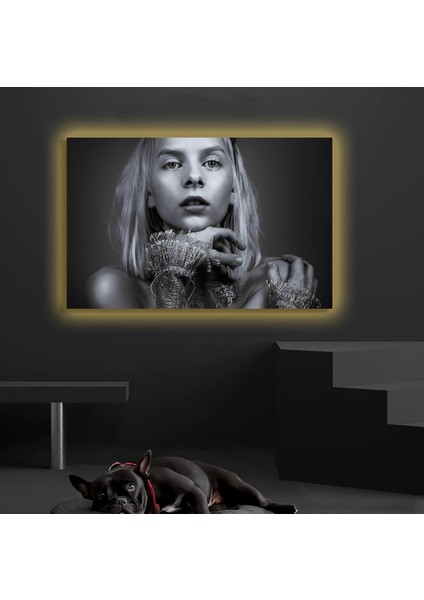 LED Işıklı Kanvas Tablo, 3D Dekoratif Baskılı Tablo Yapay Zeka Destekli Modern Tasarımlar 53 fiyatları