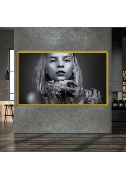 LED Işıklı Kanvas Tablo, 3D Dekoratif Baskılı Tablo Yapay Zeka Destekli Modern Tasarımlar 53 fırsatları