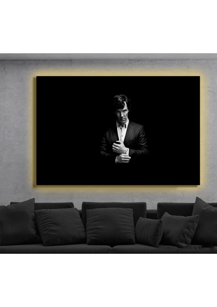 LED Işıklı Kanvas Tablo, 3D Dekoratif Baskılı Tablo Yapay Zeka Destekli Modern Tasarımlar 65