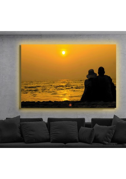 LED Işıklı Kanvas Tablo, 3D Dekoratif Baskılı Tablo Yapay Zeka Destekli Modern Tasarımlar 376