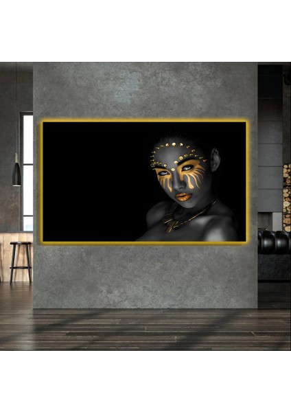 LED Işıklı Kanvas Tablo, 3D Dekoratif Baskılı Tablo Yapay Zeka Destekli Modern Tasarımlar 427