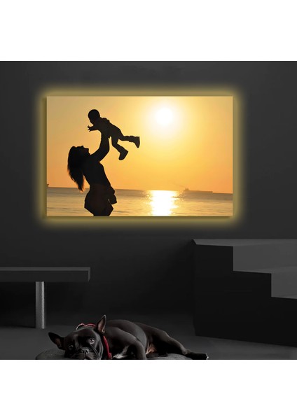 LED Işıklı Kanvas Tablo, 3D Dekoratif Baskılı Tablo Yapay Zeka Destekli Modern Tasarımlar 354 fiyatları