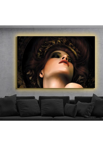 LED Işıklı Kanvas Tablo, 3D Dekoratif Baskılı Tablo Yapay Zeka Destekli Modern Tasarımlar 182