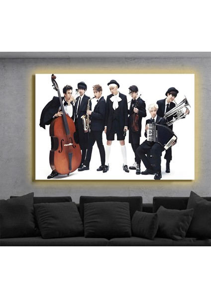 LED Işıklı Kanvas Tablo, 3D Dekoratif Baskılı Tablo Yapay Zeka Destekli Modern Tasarımlar 368