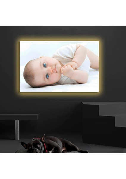 LED Işıklı Kanvas Tablo, 3D Dekoratif Baskılı Tablo Yapay Zeka Destekli Modern Tasarımlar 377