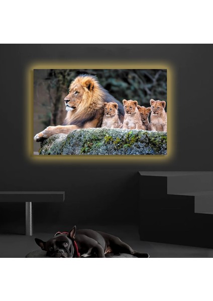 LED Işıklı Kanvas Tablo, 3D Dekoratif Baskılı Tablo Yapay Zeka Destekli Modern Tasarımlar 361 fiyatları