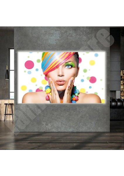 LED Işıklı Kanvas Tablo, 3D Dekoratif Baskılı Tablo Yapay Zeka Destekli Modern Tasarımlar 220 indirimleri