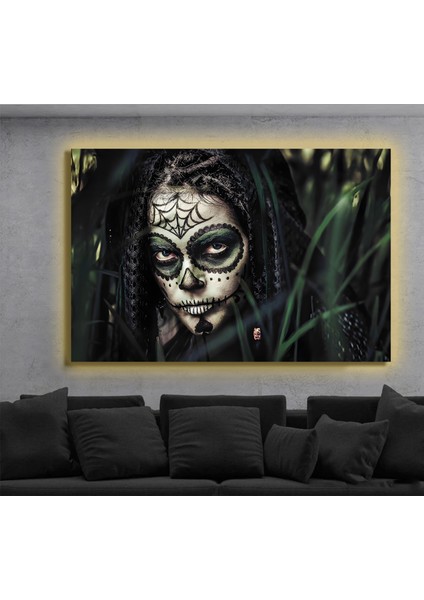 LED Işıklı Kanvas Tablo, 3D Dekoratif Baskılı Tablo Yapay Zeka Destekli Modern Tasarımlar 464