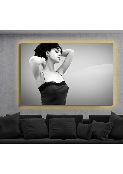 LED Işıklı Kanvas Tablo, 3D Dekoratif Baskılı Tablo Yapay Zeka Destekli Modern Tasarımlar 185