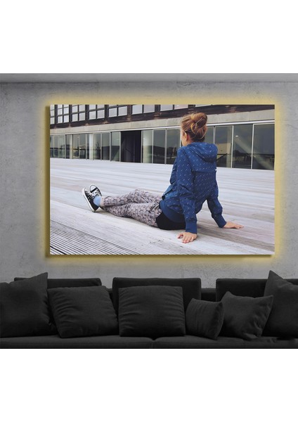 LED Işıklı Kanvas Tablo, 3D Dekoratif Baskılı Tablo Yapay Zeka Destekli Modern Tasarımlar 166