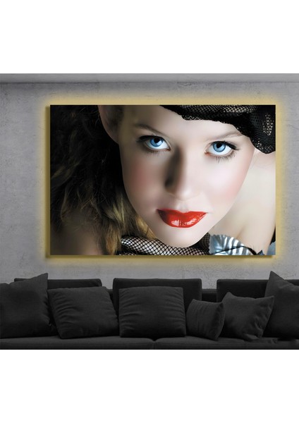 LED Işıklı Kanvas Tablo, 3D Dekoratif Baskılı Tablo Yapay Zeka Destekli Modern Tasarımlar 469