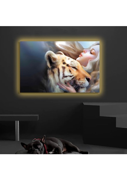 LED Işıklı Kanvas Tablo, 3D Dekoratif Baskılı Tablo Yapay Zeka Destekli Modern Tasarımlar 414 fiyatları