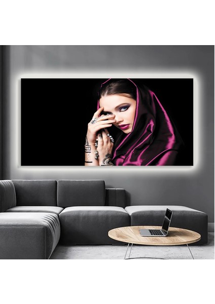 LED Işıklı Kanvas Tablo, 3D Dekoratif Baskılı Tablo Yapay Zeka Destekli Modern Tasarımlar 449 modelleri