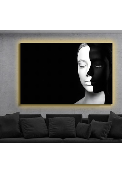 LED Işıklı Kanvas Tablo, 3D Dekoratif Baskılı Tablo Yapay Zeka Destekli Modern Tasarımlar 176