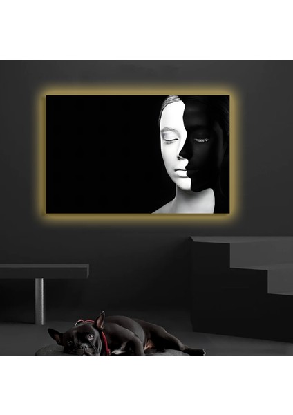 LED Işıklı Kanvas Tablo, 3D Dekoratif Baskılı Tablo Yapay Zeka Destekli Modern Tasarımlar 176 fiyatları