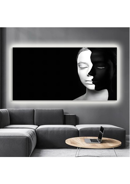 LED Işıklı Kanvas Tablo, 3D Dekoratif Baskılı Tablo Yapay Zeka Destekli Modern Tasarımlar 176 modelleri