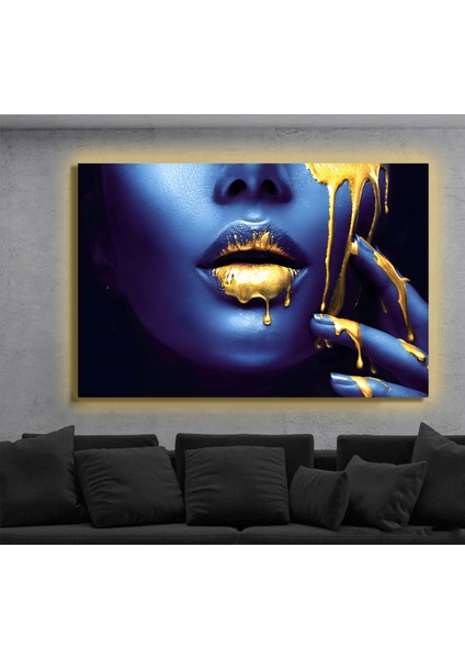 LED Işıklı Kanvas Tablo, 3D Dekoratif Baskılı Tablo Yapay Zeka Destekli Modern Tasarımlar 422