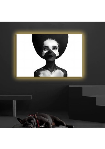 LED Işıklı Kanvas Tablo, 3D Dekoratif Baskılı Tablo Yapay Zeka Destekli Modern Tasarımlar 459 fiyatları