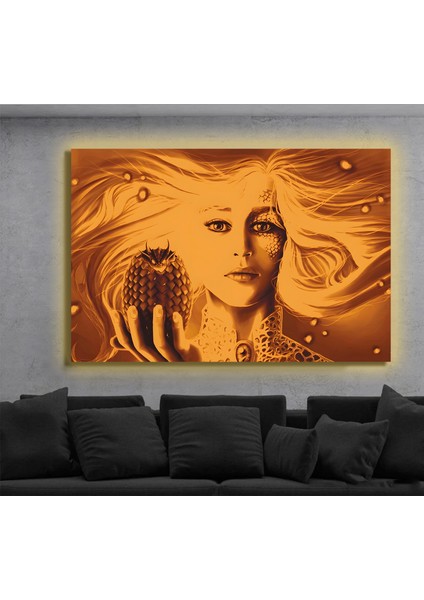 LED Işıklı Kanvas Tablo, 3D Dekoratif Baskılı Tablo Yapay Zeka Destekli Modern Tasarımlar 172