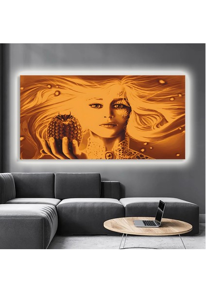 LED Işıklı Kanvas Tablo, 3D Dekoratif Baskılı Tablo Yapay Zeka Destekli Modern Tasarımlar 172 modelleri