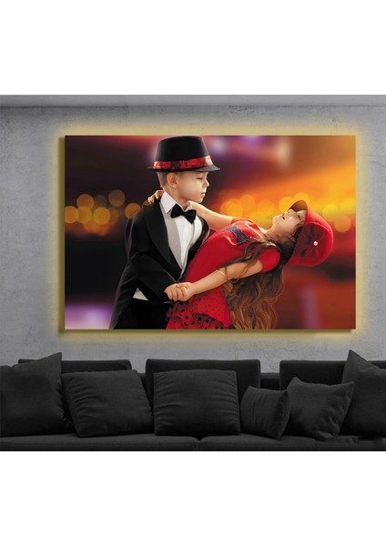 LED Işıklı Kanvas Tablo, 3D Dekoratif Baskılı Tablo Yapay Zeka Destekli Modern Tasarımlar 379