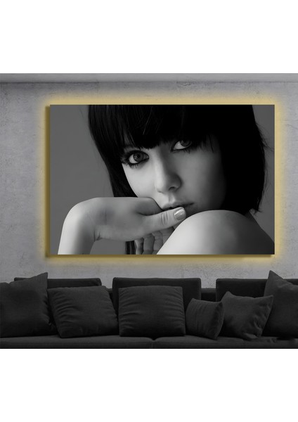 LED Işıklı Kanvas Tablo, 3D Dekoratif Baskılı Tablo Yapay Zeka Destekli Modern Tasarımlar 113