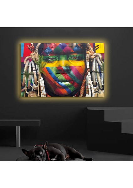 LED Işıklı Kanvas Tablo, 3D Dekoratif Baskılı Tablo Yapay Zeka Destekli Modern Tasarımlar 432 fiyatları