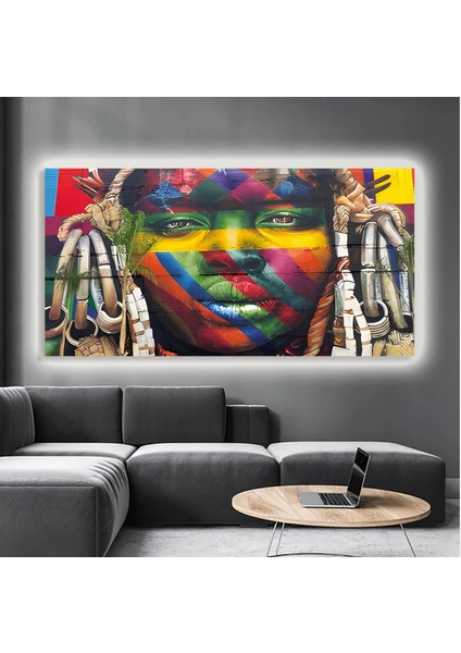 LED Işıklı Kanvas Tablo, 3D Dekoratif Baskılı Tablo Yapay Zeka Destekli Modern Tasarımlar 432 modelleri