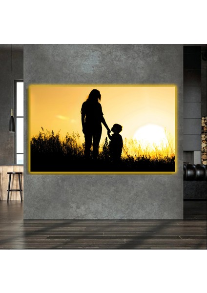 LED Işıklı Kanvas Tablo, 3D Dekoratif Baskılı Tablo Yapay Zeka Destekli Modern Tasarımlar 356