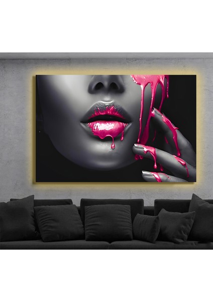 LED Işıklı Kanvas Tablo, 3D Dekoratif Baskılı Tablo Yapay Zeka Destekli Modern Tasarımlar 428