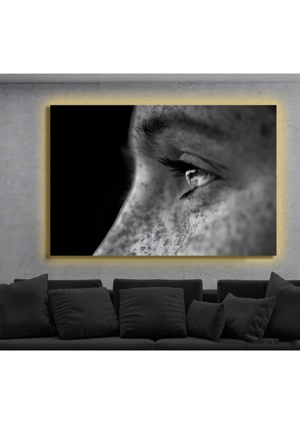 LED Işıklı Kanvas Tablo, 3D Dekoratif Baskılı Tablo Yapay Zeka Destekli Modern Tasarımlar 523