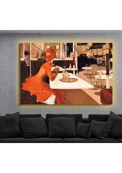 LED Işıklı Kanvas Tablo, 3D Dekoratif Baskılı Tablo Yapay Zeka Destekli Modern Tasarımlar 152