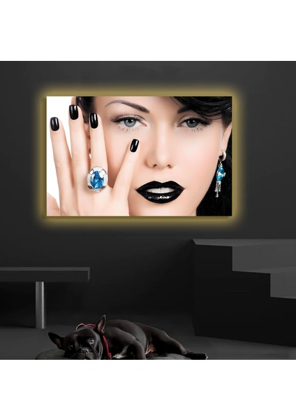 LED Işıklı Kanvas Tablo, 3D Dekoratif Baskılı Tablo Yapay Zeka Destekli Modern Tasarımlar 470 fiyatları