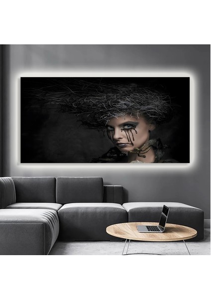 LED Işıklı Kanvas Tablo, 3D Dekoratif Baskılı Tablo Yapay Zeka Destekli Modern Tasarımlar 472 modelleri