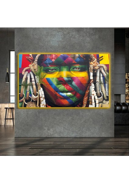 LED Işıklı Kanvas Tablo, 3D Dekoratif Baskılı Tablo Yapay Zeka Destekli Modern Tasarımlar 432 fırsatları