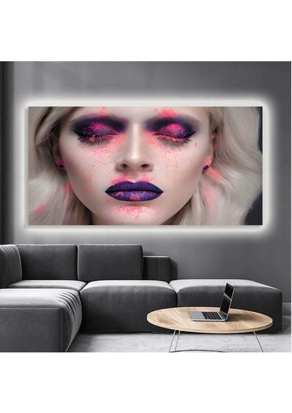 LED Işıklı Kanvas Tablo, 3D Dekoratif Baskılı Tablo Yapay Zeka Destekli Modern Tasarımlar 102 modelleri