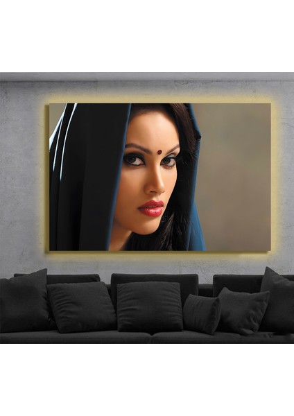 LED Işıklı Kanvas Tablo, 3D Dekoratif Baskılı Tablo Yapay Zeka Destekli Modern Tasarımlar 258