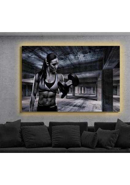 LED Işıklı Kanvas Tablo, 3D Dekoratif Baskılı Tablo Yapay Zeka Destekli Modern Tasarımlar 263