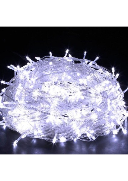 10 Metre LED Işık Beyaz LED Işık - Parti - Doğum Günü - Sünnet - Yılbaşı Ağacı Süsleme
