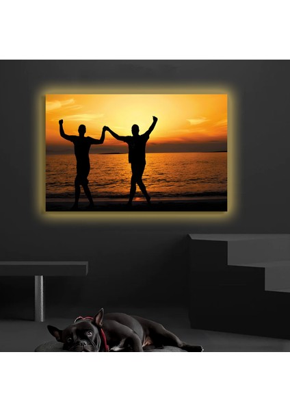 LED Işıklı Kanvas Tablo, 3D Dekoratif Baskılı Tablo Yapay Zeka Destekli Modern Tasarımlar 378 fiyatları