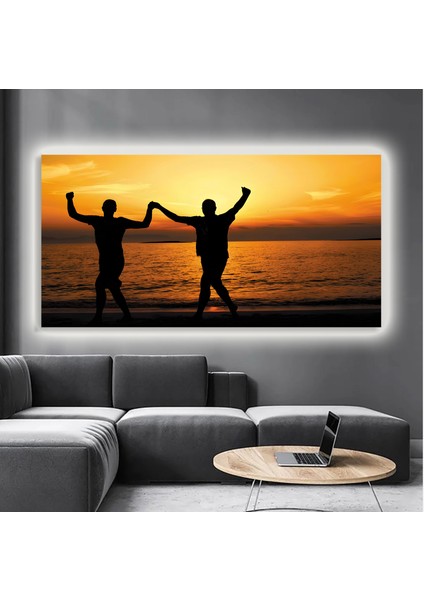 LED Işıklı Kanvas Tablo, 3D Dekoratif Baskılı Tablo Yapay Zeka Destekli Modern Tasarımlar 378 modelleri